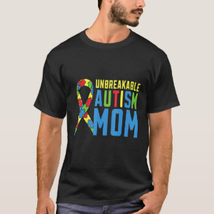 Unzerbrechliche Autismus-Mutter ASD-Bewusstsein Au T-Shirt