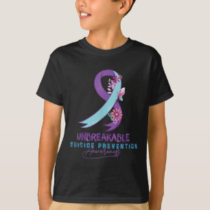 Unzerbrechliche Depression Suizidprävention T-Shirt