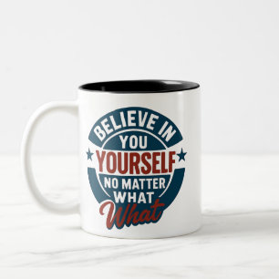 Unzerbrechliche Emblem Zweifarbige Tasse