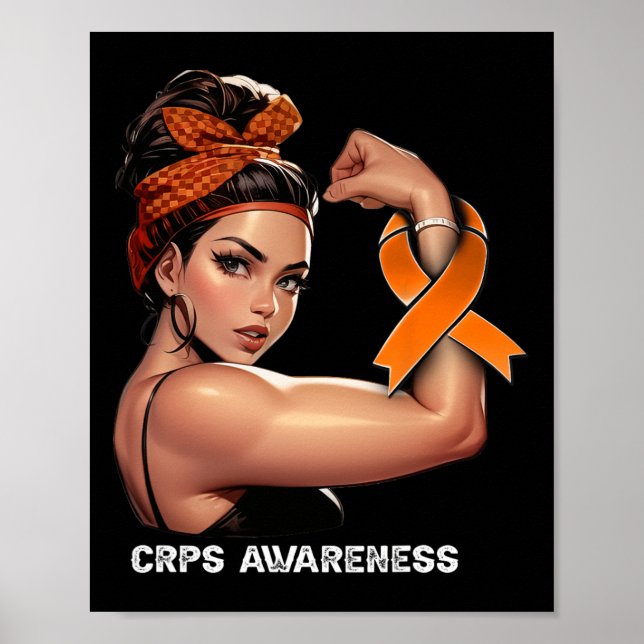 Unzerbrechliche Girl-Mama CRPS-Bewusstsein Poster (Vorne)