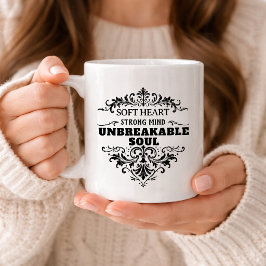 Unzerbrechliche Seele Inspirierende Frauen Vintage Kaffeetasse