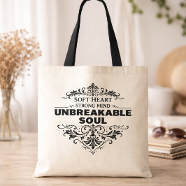 Unzerbrechliche Seele Inspirierende Frauen Vintage Tragetasche