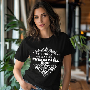 Unzerbrechliche Seele Inspirierende Frauen Vintage Tri-Blend Shirt