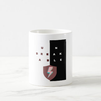 UNZERBRECHLICHE Tasse — Motivierende Typografie
