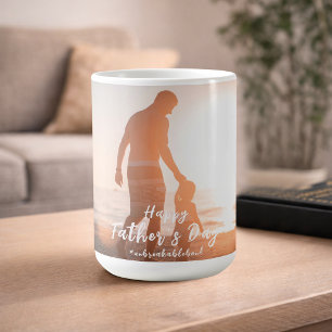 Unzerbrechliche Vater-Sohn-Bindung Vatertagsgesche Kaffeetasse