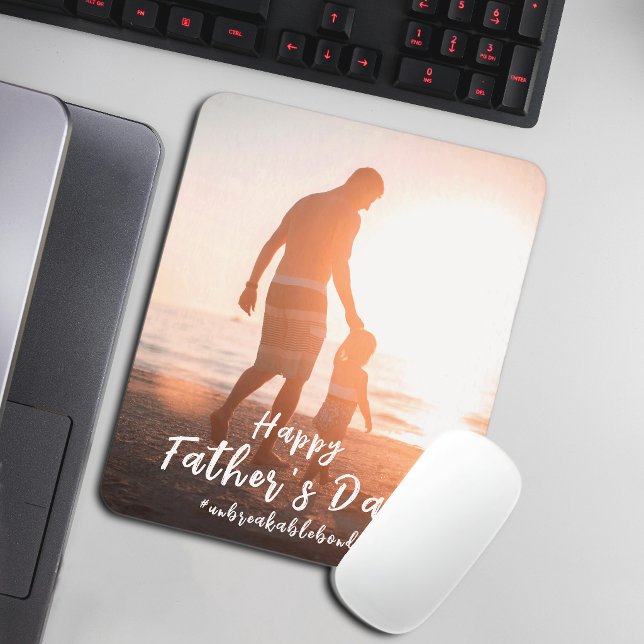 Unzerbrechliche Vater-Sohn-Bindung Vatertagsgesche Mousepad (Von Creator hochgeladen)