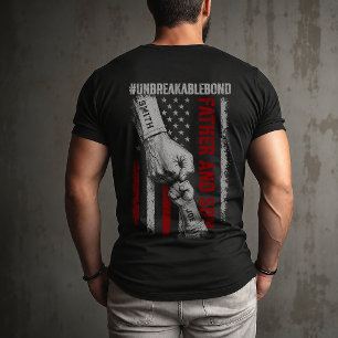 Unzerbrechliche Vater-Sohn-Bindung Vatertagsgesche T-Shirt