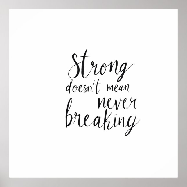 Unzerbrechlicher Geist Poster (Vorne)