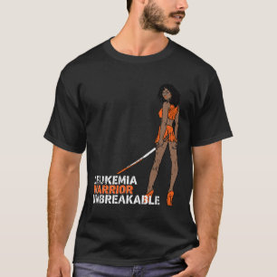 Unzerbrechlicher Leukämie-Krieger Blutkrebs-Bewuss T-Shirt