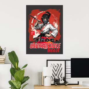 Unzerbrechliches Herz Anime Martial Arts Mädchen K Poster