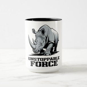 Unzerbrechliches Rhino: Stärke und Power entleert Tasse