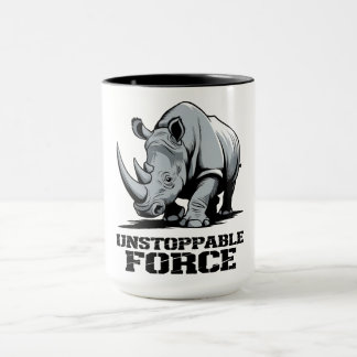 Unzerbrechliches Rhino: Stärke und Power entleert Tasse