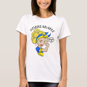 Unzerbrechliches ukrainisches Mädchen I Ukrainisch T-Shirt
