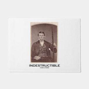 Unzerstörbarer Phineas Messgerät-Psychologie-Spaß Fußmatte