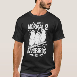 Unzertrennlicher Pfirsichgesicht-Papageien-Haustie T-Shirt