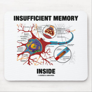 Unzulängliches Gedächtnis-Innere (Neuron/Synapse) Mousepad