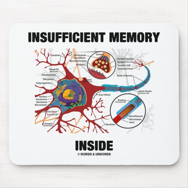 Unzulängliches Gedächtnis-Innere (Neuron/Synapse) Mousepad (Vorne)