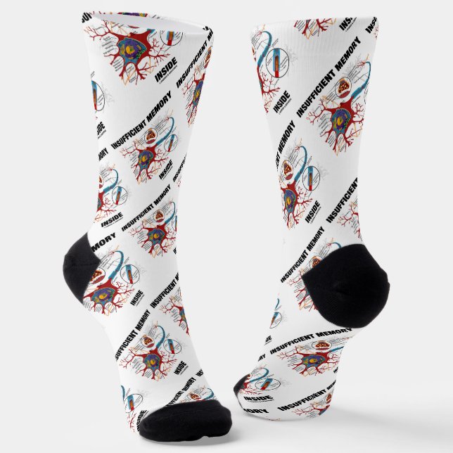Unzureichender interner Speicher (Neuron / Synapse Socken (Gewinkelt)