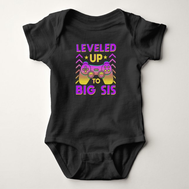 Uo bis Big Sis Baby Strampler (Vorderseite)