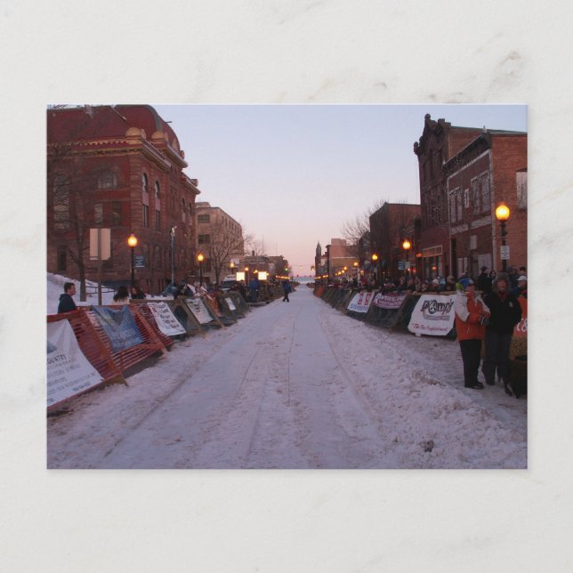 UP 200 Startlinie, Marquette, MI Postkarte (Vorderseite)