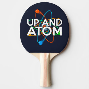 UP AND ATOM Lustige Wissenschaft Tischtennis Schläger