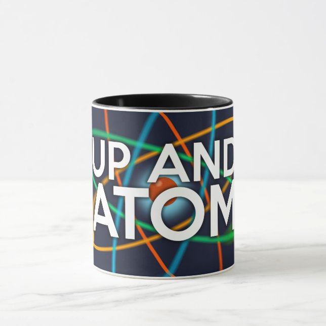 UP AND ATOM Wissenschaft Tasse (Zentrum)