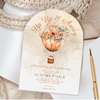 Up and Away Boho Hot Air Ballon Babydusche