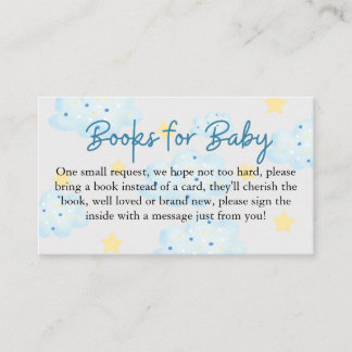 Up and Away Clouds and Stars Books for Baby Begleitkarte