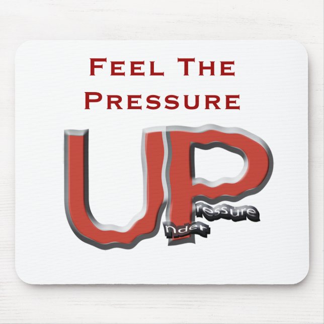 UP Logo nobevBG, spüren Sie den Druck Mousepad (Vorne)