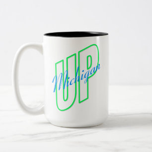 UP Michigan Zweifarbige Tasse