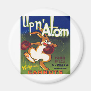 Up n' Atom Kalifornische Karotten Magnet