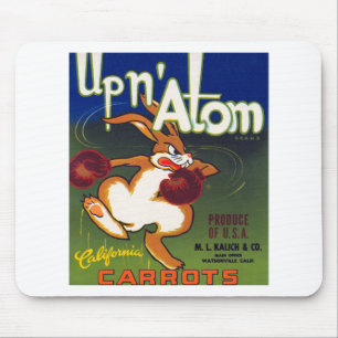 Up n' Atom Kalifornische Karotten Mousepad