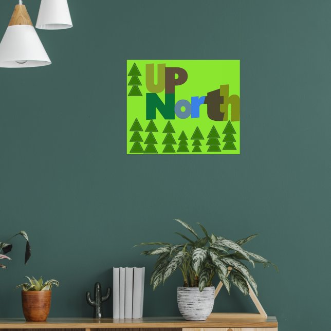 Up North Poster (Wohnzimmer 1)