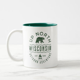 Up North Wisconsin Zweifarbige Tasse