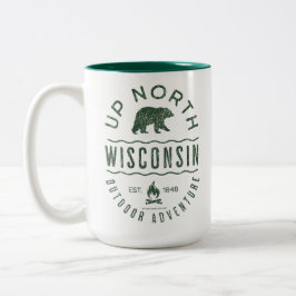 Up North Wisconsin Zweifarbige Tasse