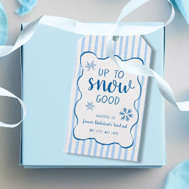 Up To Snow Good Winter Snowflake Bachelorette  Geschenkanhänger