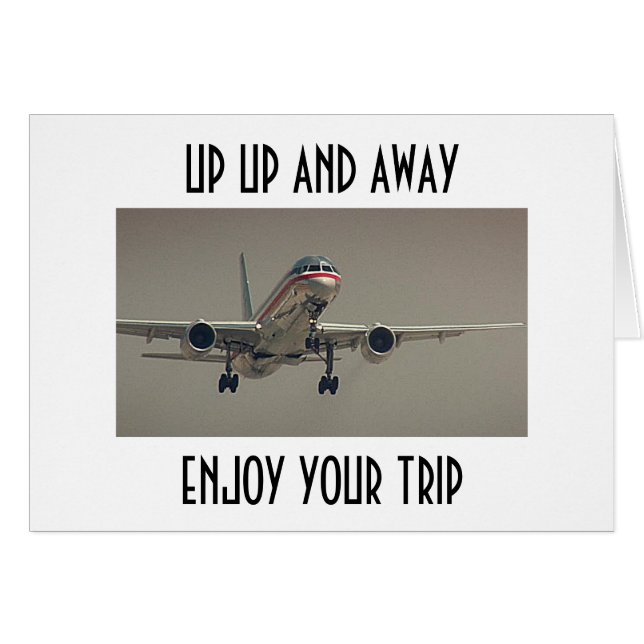 UP UP AND AWAY-ENJOY YOUR "TRIP!" (Vorderseite (Horizontal))
