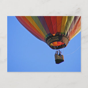 "Up, up and away" Postkarte