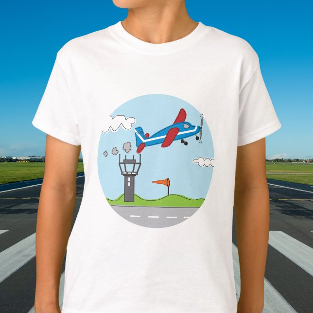 Up, Up & Away! Niedliches Flugzeug für kleine Luft T-Shirt (Von Creator hochgeladen)