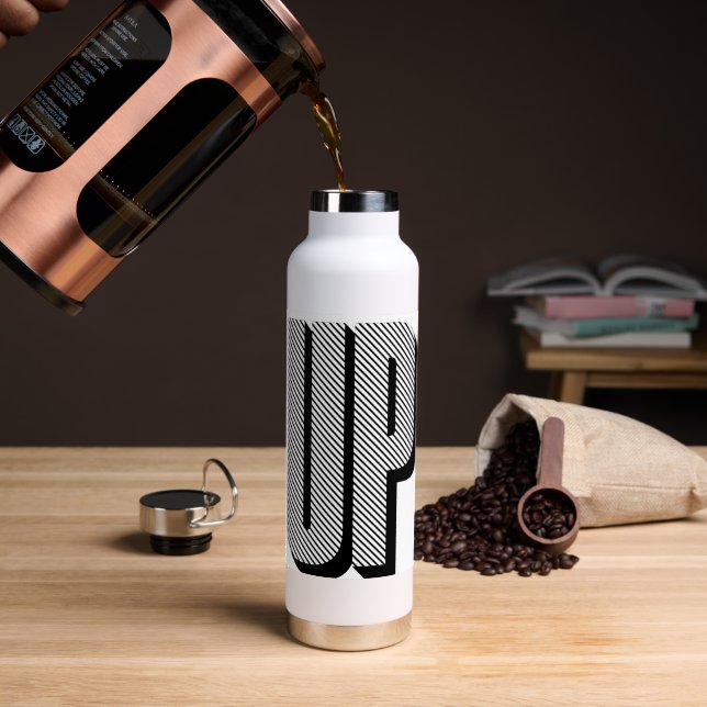 UP Water Bottle Trinkflasche (Kaffee (gedreht))