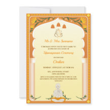 Upanayanm Invitation Card, Thread Ceremony Card