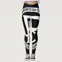UPC-Leggings Schwarz mit weißem Logo