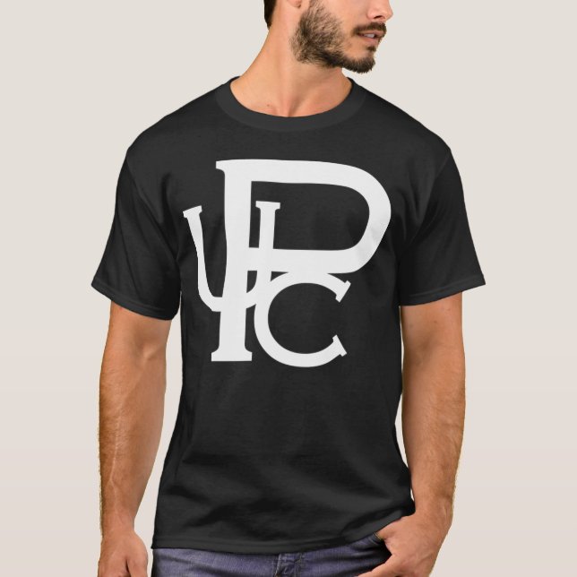 UpC White Logo American Kinder Hand Round Neck T-Shirt (Vorderseite)