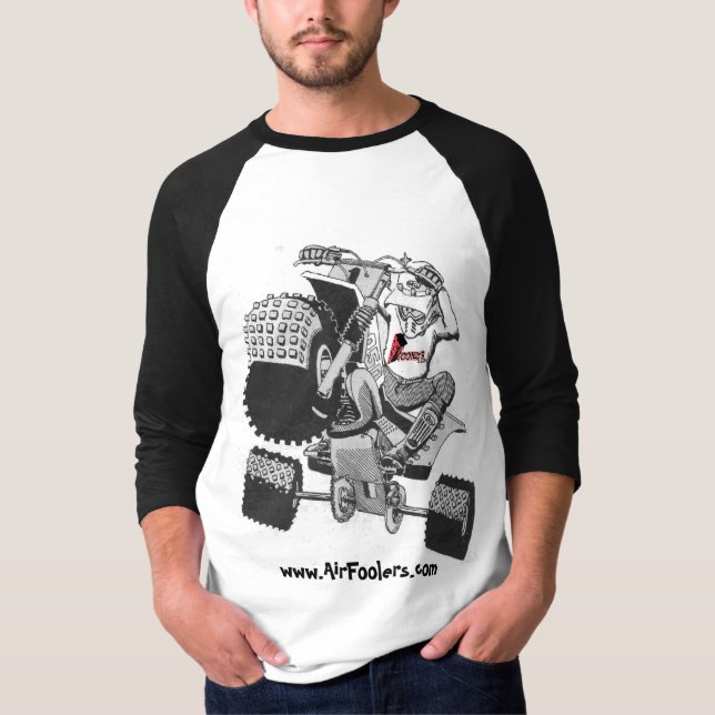 *UPDATED* www.AirFoolers.com-Cartoon T-Shirt (Vorderseite)