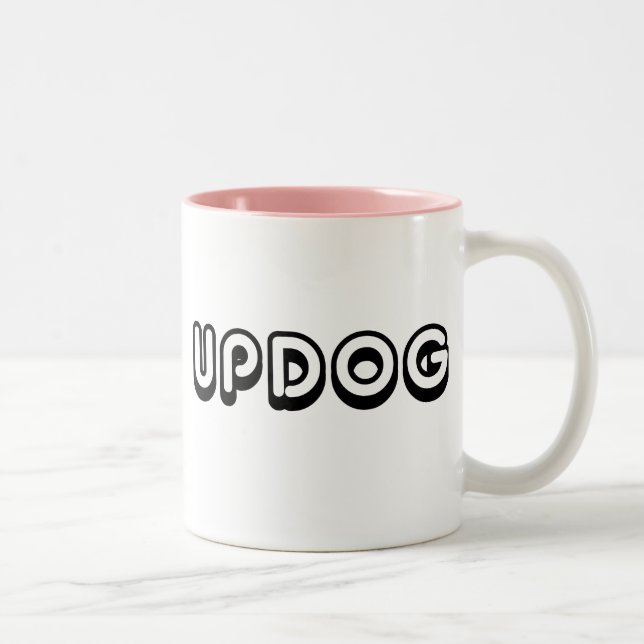 Updog Zweifarbige Tasse (Rechts)