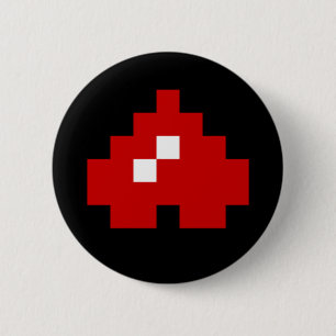 Updown 8 Bit Pixel Herz Button