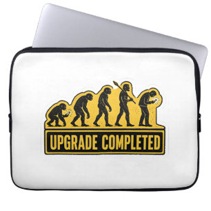 Upgrade abgeschlossen lustige Evolution Laptopschutzhülle
