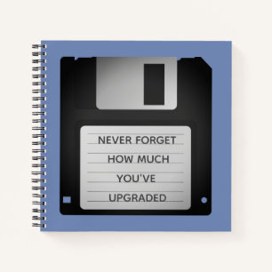 Upgrade-Angebot für motivierend Diskettenlaufwerke Notizbuch