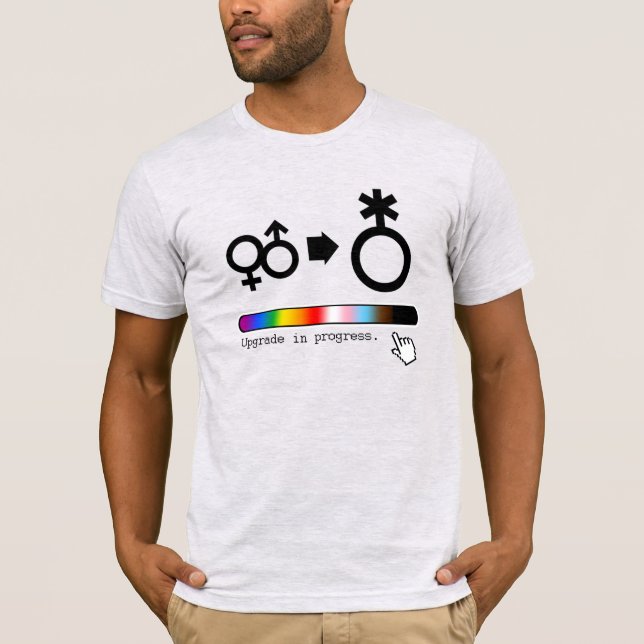 Upgrade im Progress-Prix-T - Shirt (Vorderseite)