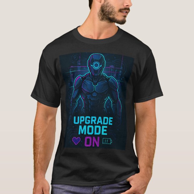 Upgrade-Modus für den Gamer-T - Shirt (Vorderseite)